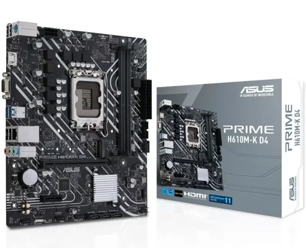 قیمت و خرید مادربرد ایسوس Asus Prime H610M-K D4 LGA 1700