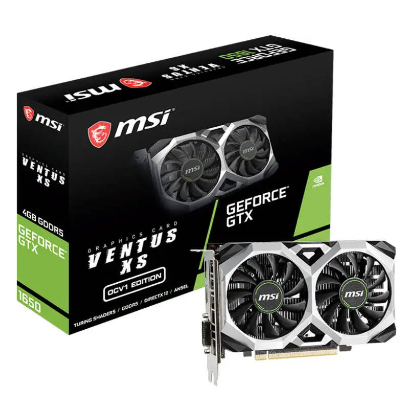 کارت گرافیک ام اس آی MSI VENTUS XS GeForce GTX1650 OCV1 4GB GDDR5