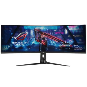 مانیتور 49 اینچ گیمینگ خمیده ایسوس Asus ROG Strix XG49VQ DFHD VA LED 49