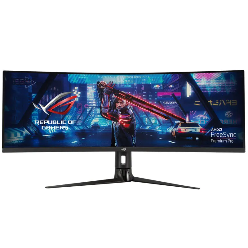 مانیتور 49 اینچ گیمینگ خمیده ایسوس Asus ROG Strix XG49VQ DFHD VA LED 49